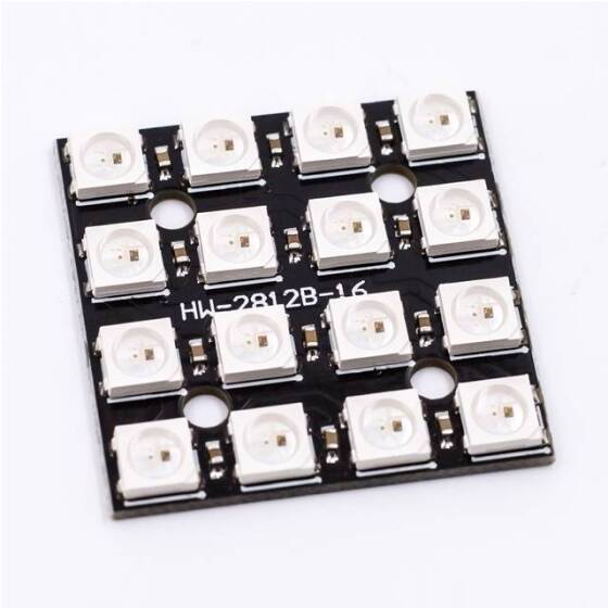 WS2812B 4x4 RGB LED Modülü - 2