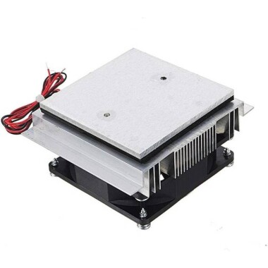 XD-1037 12V DC 60W Yarıİletken Soğutma Levhası Buzdolabı DIY Soğutma Plakası Düşük Güçlü Radyatör Sistemi Boyutu:87x87mm - 5