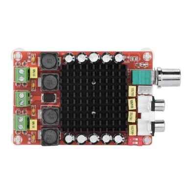XH-M510 TDA7498 Yüksek Güçlü Dijital Güç Amplifikatörü Kartı 2x100W DC 14-32V - 2