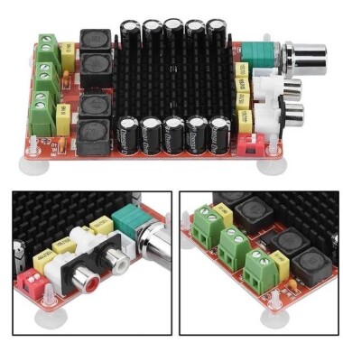 XH-M510 TDA7498 Yüksek Güçlü Dijital Güç Amplifikatörü Kartı 2x100W DC 14-32V - 5