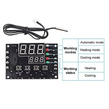 XH-W1504 TEC Yarı İletken Soğutucu Termostat Otomatik Sabit Sıcaklık Kontrol Cihazı Bit Kontrol Modülü - 6