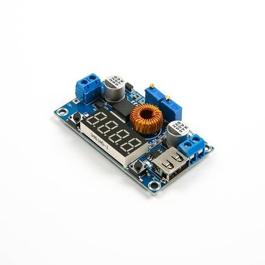 XL4015 5A 4 Dijit Dijital Ekranlı DC-DC Ayarlanabilir Gerilim Düşürücü - Voltmetre - 7