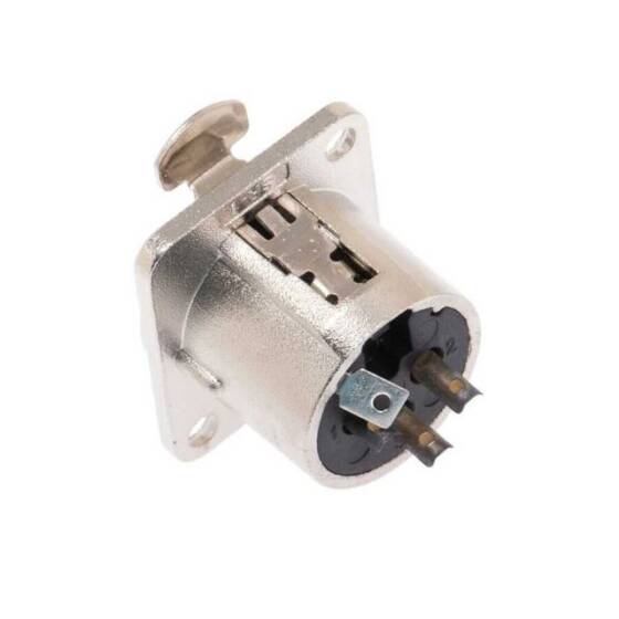 XLR Konnektör Panel Tipi Dişi - 3 Pin - 2