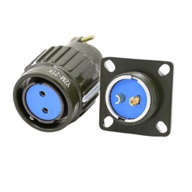 Y21M 2 Pin Askeri Tip Konnektör Takımı - Görsu Elektronik