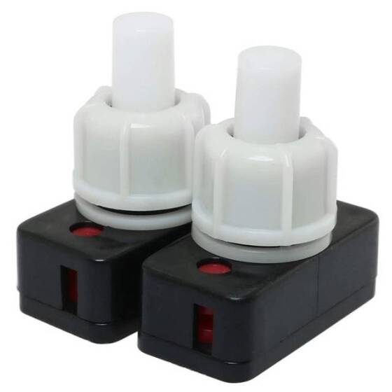 Yeşil PBS-17A 10mm On-Off Kendinden Kilitli Mini Kare Push Buton - 2