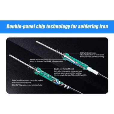 YIHUA8786D I Dijital Ekran Sıcak Hava Sökme İstasyonu UK Fişli - 3