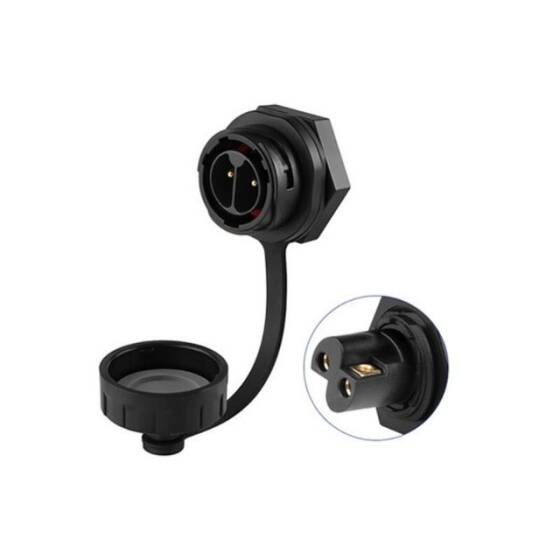 YM-20-C02SX-22-105A 2 Pin Su Geçirmez Konnektör - Erkek - 1