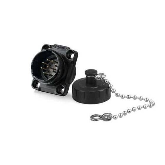 YM-20-C09SX-02-401 9 Pin Su Geçirmez Konnektör - Erkek - 1