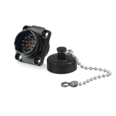YM-20-C12SX-02-401 12 Pin Su Geçirmez Konnektör - Erkek - 1
