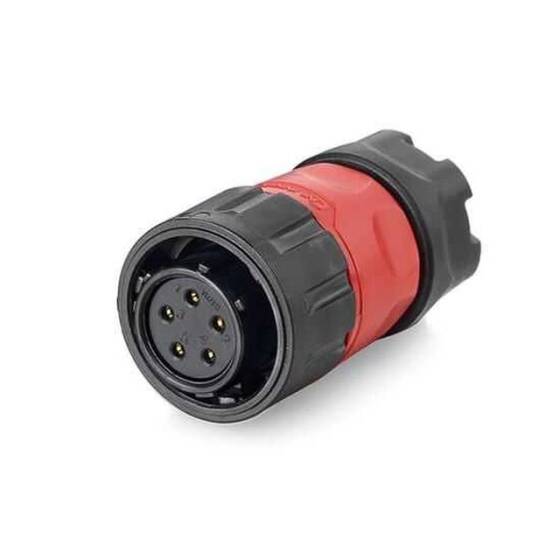 YM-20-J05PE-02-001 5 Pin Su Geçirmez Konnektör - Dişi - 1