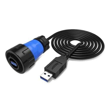 YM24-USB3-MP-MP-0D5M-001 Su Geçirmez Data Konnektörü - Erkek - CNLINKO