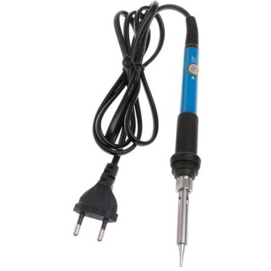 Yüksek Kalite Ayarlanabilir Sıcaklık Düz Fişli Lehimleme Demiri 60W (Voltaj Düzenleme Aralığı 110-240V) EU Fişli 220V - 2