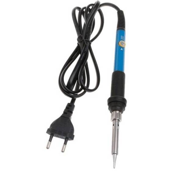 Yüksek Kalite Ayarlanabilir Sıcaklık Düz Fişli Lehimleme Demiri 60W (Voltaj Düzenleme Aralığı 110-240V) EU Fişli 220V - 2