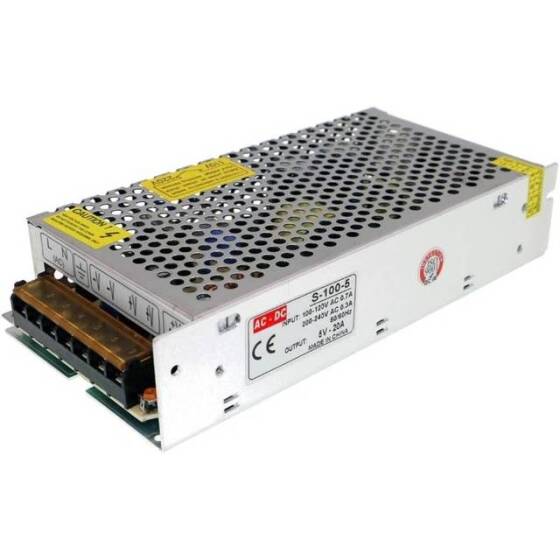 Yüksek Kaliteli Güç Kaynağı 100W 5V 20A
S-100-5 - 1