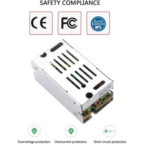 Yüksek Kaliteli Güç Kaynağı 10W 5V 2A
S-10-5 - 2