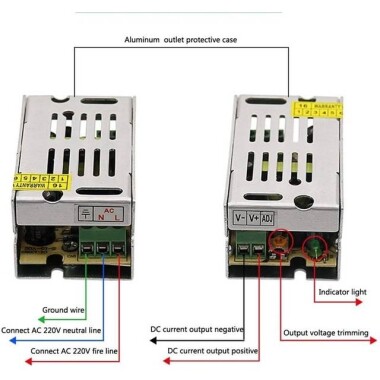 Yüksek Kaliteli Güç Kaynağı 10W 5V 2A
S-10-5 - 3