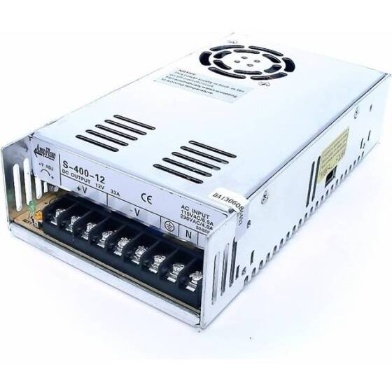 Yüksek Kaliteli Güç Kaynağı 12V 33A
S-400-12 - 1