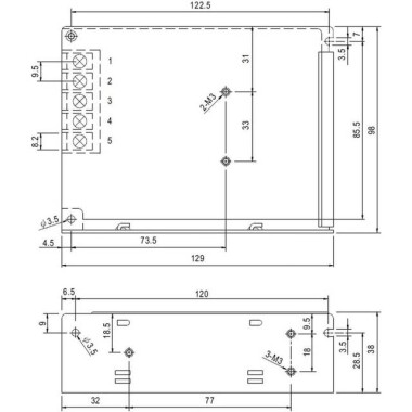 Yüksek Kaliteli Güç Kaynağı 12V 6A
S-75-12 - 2