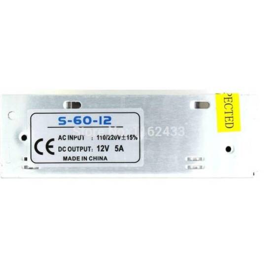 Yüksek Kaliteli Güç Kaynağı 60W 12V 5A
S-60-12 - 3