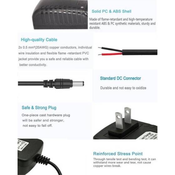 Yüksek Kaliteli Tam Amper 12.6V 800MA Lityum Pil Şarj Cihazı US Fişli - 5