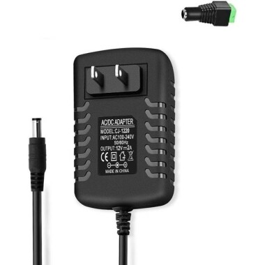 Yüksek Kaliteli Tam Amper 12V 1.2A Adaptör EU Fişli - 1