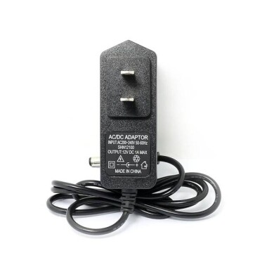 Yüksek Kaliteli Tam Amper 12V 1A Adaptör US Fişli - 2