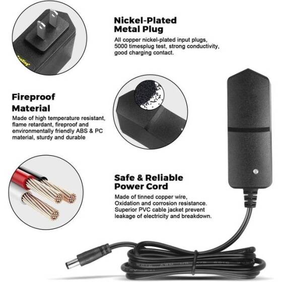 Yüksek Kaliteli Tam Amper 12V 2.5A Adaptör UK Fişli - 5