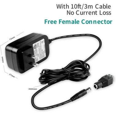 Yüksek Kaliteli Tam Amper 12V 2.5A Adaptör US Fişli - 2