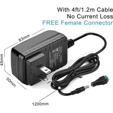 Yüksek Kaliteli Tam Amper 12V 2A Adaptör UK Fişli - 2