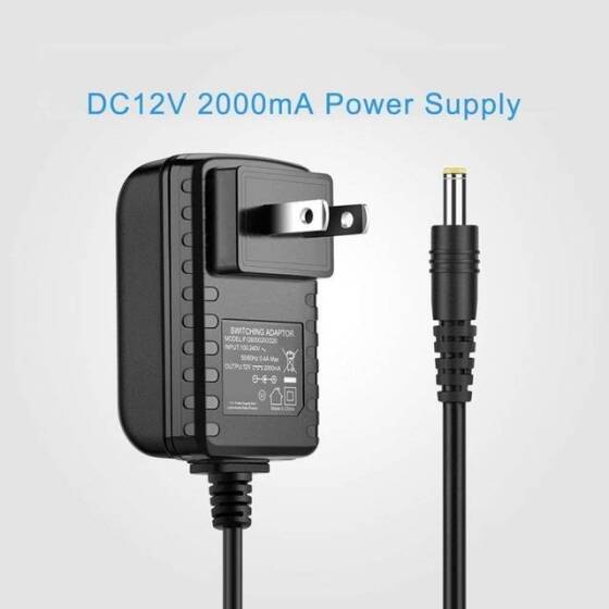 Yüksek Kaliteli Tam Amper 12V 2A Adaptör UK Fişli - 4