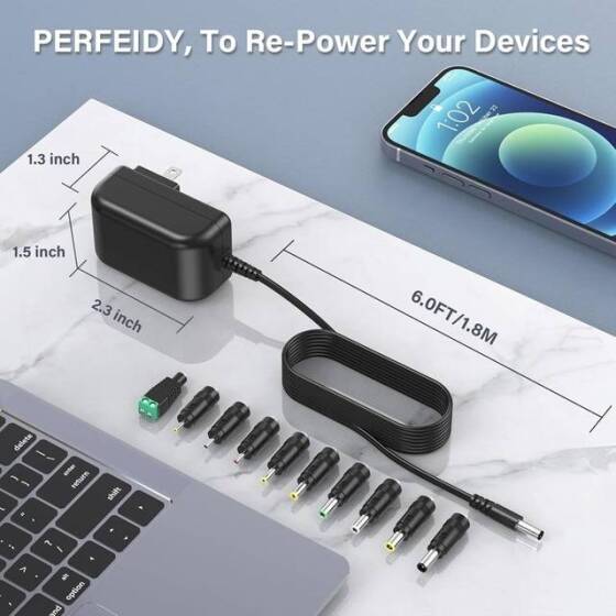 Yüksek Kaliteli Tam Amper 12V 500MA Adaptör EU Fişli - 3