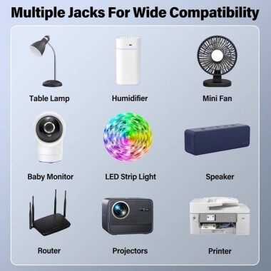 Yüksek Kaliteli Tam Amper 12V 500MA Adaptör EU Fişli - 4