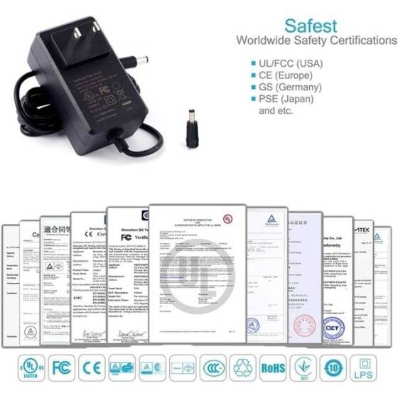 Yüksek Kaliteli Tam Amper 15V 2A Adaptör US Fişli - 4
