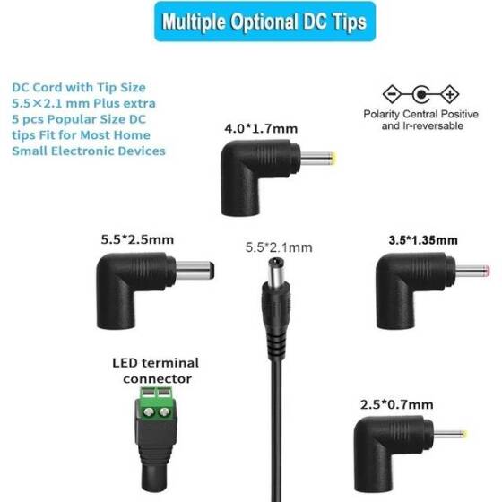 Yüksek Kaliteli Tam Amper 24V 1.5A Adaptör EU Fişli - 3