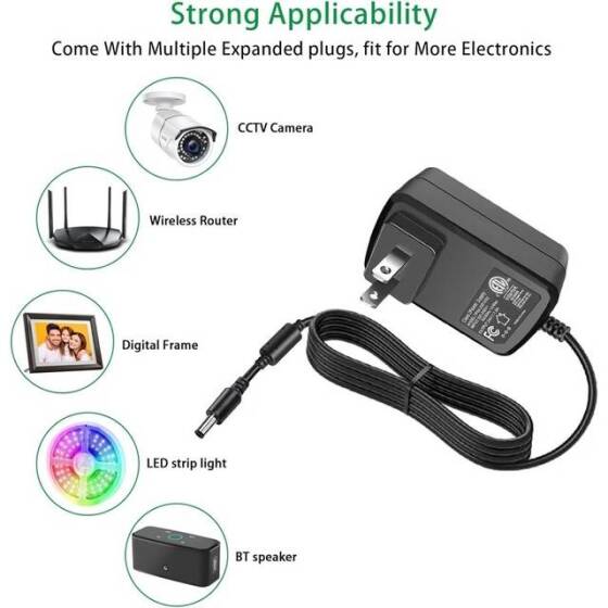 Yüksek Kaliteli Tam Amper 24V 1A Adaptör US Fişli - 3