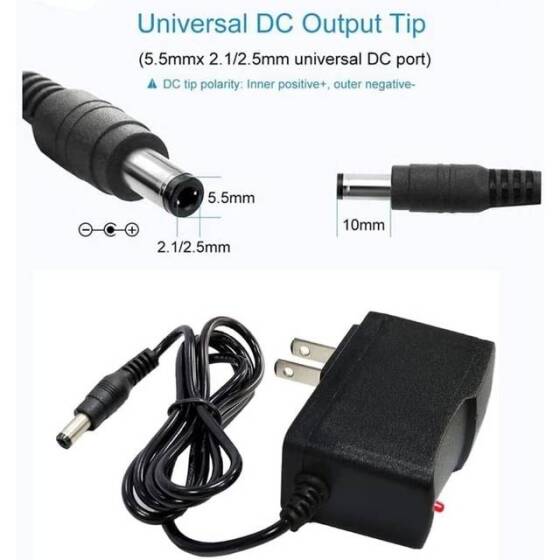 Yüksek Kaliteli Tam Amper 3V 1A Adaptör EU Fişli - 4