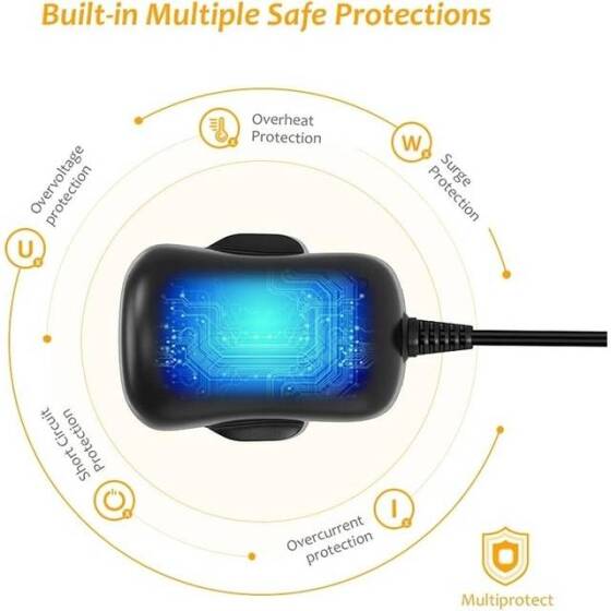 Yüksek Kaliteli Tam Amper 3V 1A Adaptör UK Fişli - 4