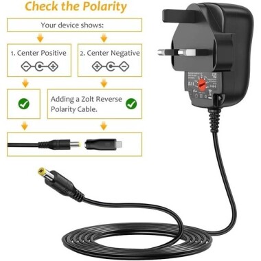 Yüksek Kaliteli Tam Amper 3V 1A Adaptör UK Fişli - 5
