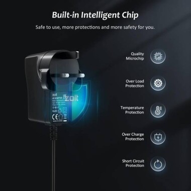 Yüksek Kaliteli Tam Amper 5V 1.5A Adaptör UK Fişli - 5