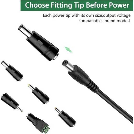 Yüksek Kaliteli Tam Amper 9V 1.5A Adaptör UK Fişli - 2