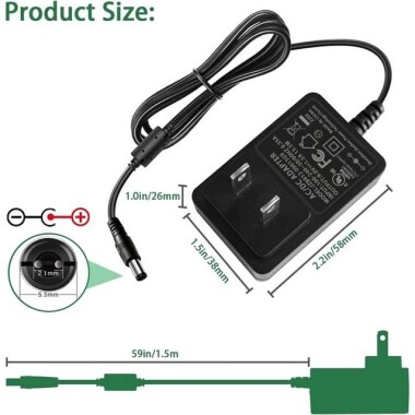 Yüksek Kaliteli Tam Amper 9V 1.5A Adaptör UK Fişli - 3