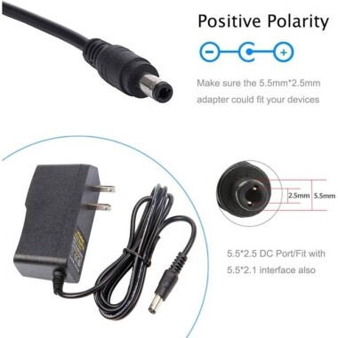 Yüksek Kaliteli Tam Amper 9V 1A Adaptör US Fişli - 2