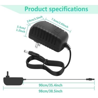 Yüksek Kaliteli Tam Amper 9V 2A Adaptör US Fişli - 2