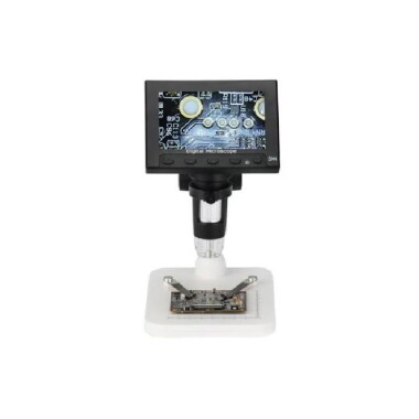 DM4 1000x 2.0MP USB Dijital Elektronik Mikroskop 4.3 inç PCB Anakart Onarımı için LCD Ekran Pilsiz Plastik Stent - Görsu Elektronik