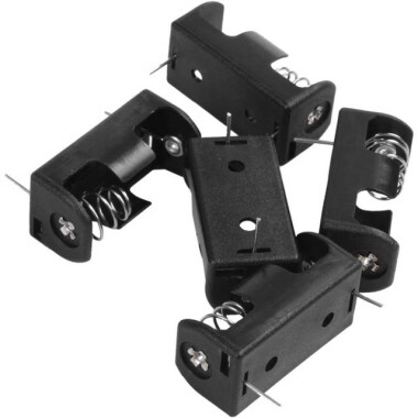14250 1/2AA Battery Holder Box With PCB Pin - Görsu Elektronik