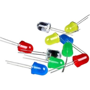 18mm Leg Water Clear LED 5mm Purple - Görsu Elektronik