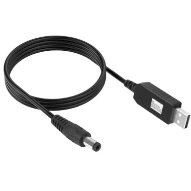 1m Wire 5V 2A to 12V 1A USB Booster Cable DC5.5x2.1MM without LED - Görsu Elektronik