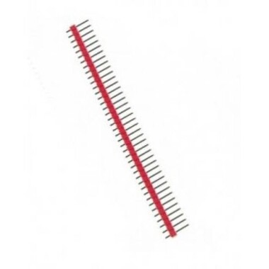 2.54mm Single Row Male 1x40 Pin Header Strip Red - Görsu Elektronik