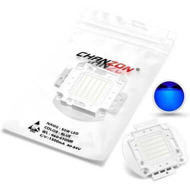 50W SMD High Power LED Bulb Blue - Görsu Elektronik