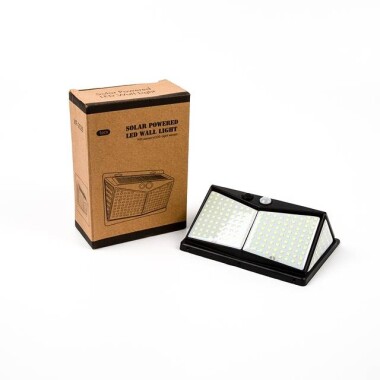 5.5V 1.43W 208Led Single Crystal Solar Body Sensing Outdoor Lamp - Görsu Elektronik